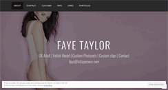 Desktop Screenshot of fayextaylor.com