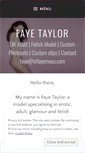 Mobile Screenshot of fayextaylor.com